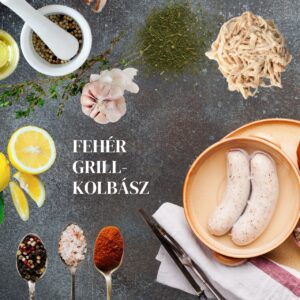 "Fehér" grillkolbász mix fűszerkeverék csomag - paprika nélküli - 1.